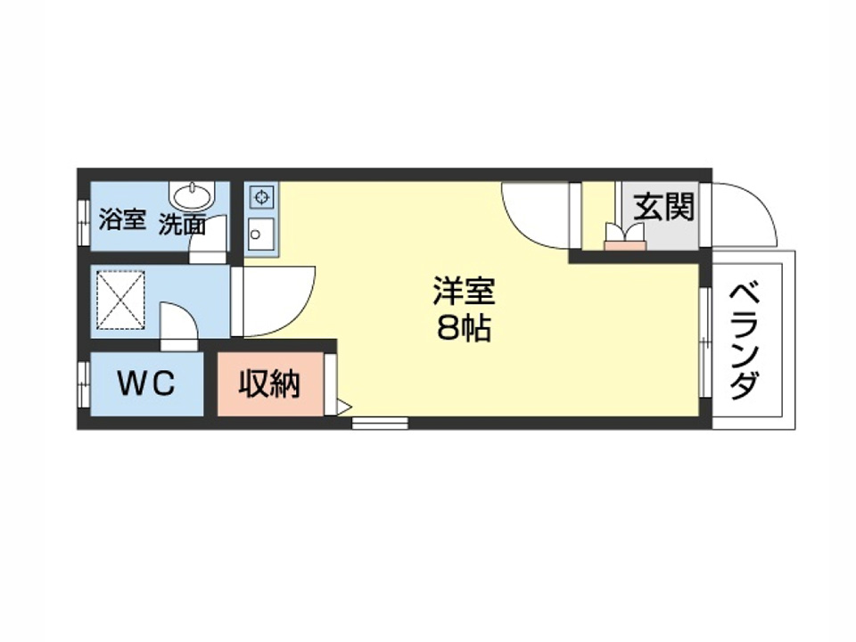 【101号室・201号室】間取り図